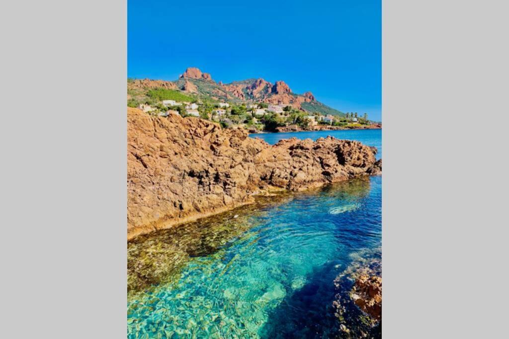 Saint-Raphaël Antheor - Vue Exceptionnelle - Refait A Neuf 4 Couchages 아파트 외부 사진